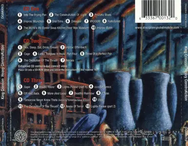 King Crimson - Heavy ConstruKction (2000) [3CD] {Discipline Global Mobile}