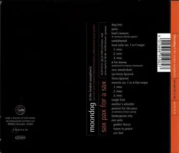 Moondog & The London Saxophonic - Sax Pax for a Sax (1994) {Kopf kd 943333}