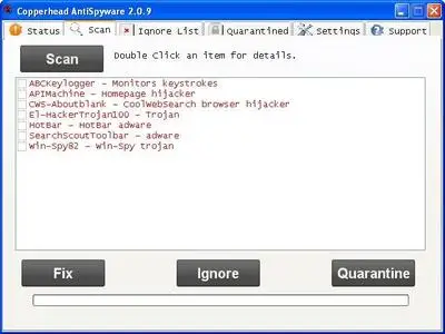 Copperhead AntiSpyware 2.1.0