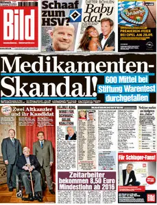 Bild Zeitung vom 18 September 2013