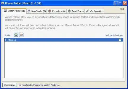 iTunes Folder Watch 1.0.3