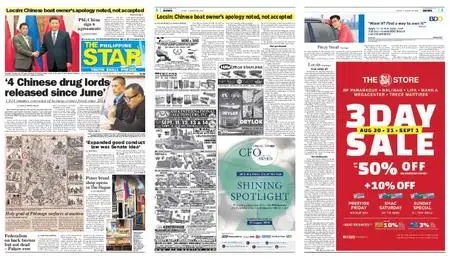 The Philippine Star – Agosto 30, 2019