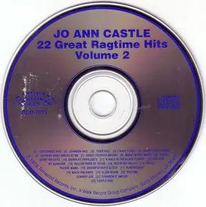 Jo Ann Castle - 22 Great Ragtime Hits (Volume 1 & 2) (1977/1978) {1987 Ranwood} **[RE-UP]**