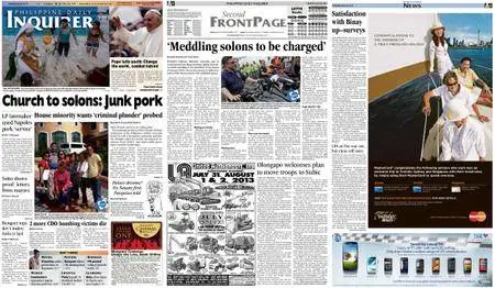 Philippine Daily Inquirer – July 30, 2013