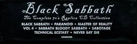 Black Sabbath - The Complete 70's Replica CD Collection 1970-1978 (2001) 8-CD Box Set
