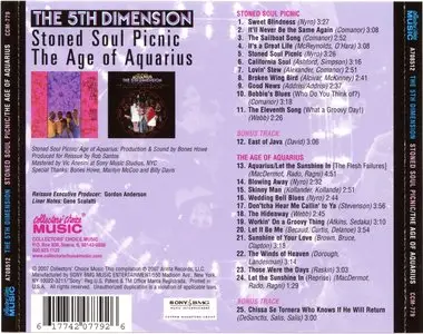 The 5th Dimension - Stoned Soul Picnic (1968) The Age Of Aquarius (1969) [2007 2on1]