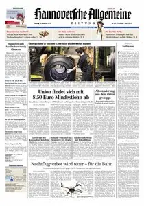 Hannoversche Allgemeine Zeitung - 18.11.2013