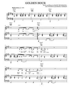 Golden Hour - Daniel Tashian, Kacey Musgraves (Piano-Vocal-Guitar)