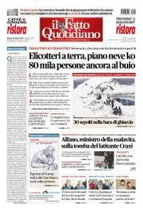 Il Fatto Quotidiano - 20 Gennaio 2017