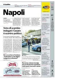 la Repubblica Napoli - 21 Gennaio 2018
