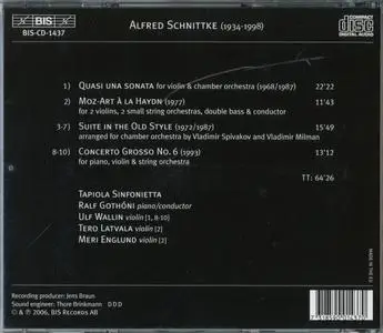 Alfred Schnittke - Violin Works, Quasi una sonata & Other Works (2006) {BIS Schnittke Edition, BIS-1437} (Item #22)