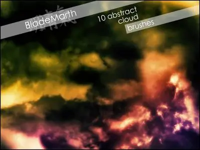 Abstract Cloud Brush Set