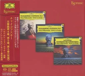 Herbert von Karajan, WP - Tchaikovsky: Symphonies Nos. 4, 5 & 6 (1985) [Japan 2019] PS3 ISO + DSD64 + Hi-Res FLAC
