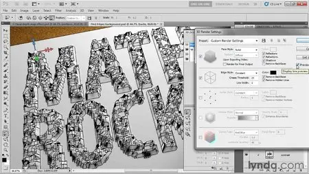 Photoshop CS5 Extended One-on-One: 3D Type Effects with Deke McClelland