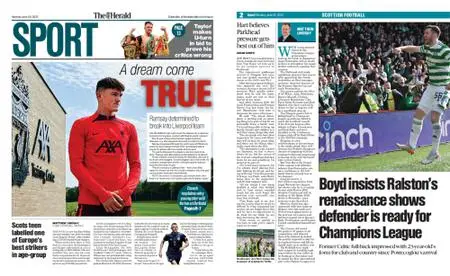 The Herald Sport (Scotland) – June 20, 2022