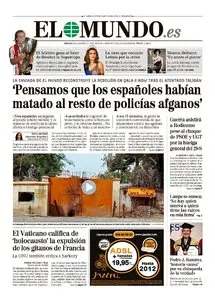 EL MUNDO 28  DE AGOSTO 2010