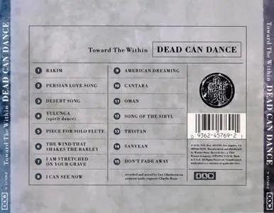 Dead Can Dance - Toward The Within (1994)