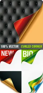 Stock Vector - Curled Corner