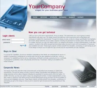 Full Site Template (html + psd)