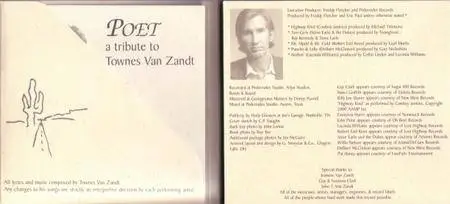 Various Artists - Poet: A Tribute To Townes Van Zandt (2001) (FreeFalls FFE-7019-2 U.S. Pressing}