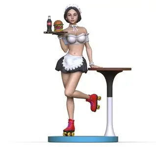 Waitress on Roller skates