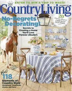 Country Living USA - September 2017