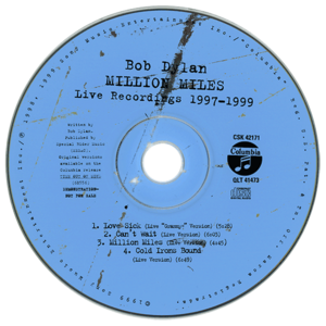 Bob Dylan - Million Miles: Live Recordings 1997-1999