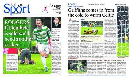 The Herald Sport (Scotland) – January 24, 2018