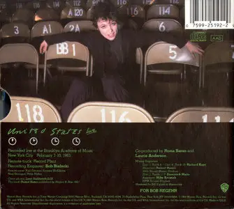 Laurie Anderson - United States Live (1983) {4CD Set Warner Bros. 9251922 rel 1991}