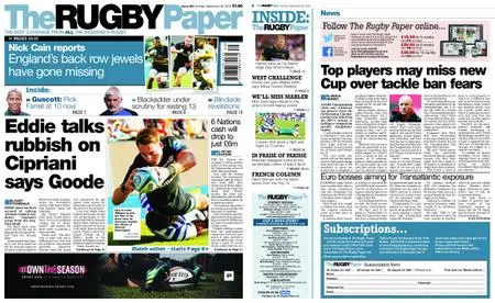 The Rugby Paper – September 30, 2018