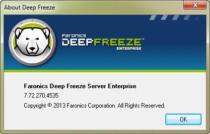 Deep Freeze Server Enterprise 7.72.270.4535