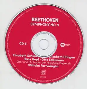 Beethoven - The 9 Symphonies - Wilhelm Furtwangler (2016) {5CD Set Warner Classics-Parlophone 0190295975098 rec 1940-1950}