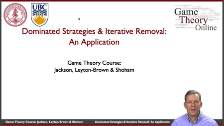 Coursera - Game Theory (Stanford University & The University of British Columbia)