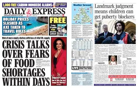 Daily Express – September 18, 2021