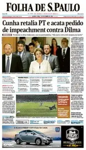 Folha de São de Paulo - 03 de dezembro de 2015 - Quinta