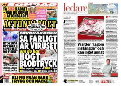 Aftonbladet – 26 april 2020
