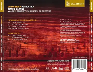 Valery Gergiev, Mariinsky Orchestra - Igor Stravinsky: Petrushka; Jeu de cartes (2018)