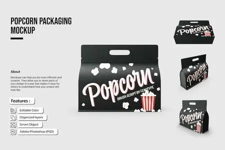 Popcorn Packaging Mockup 7L85JCL