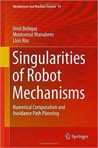 Singularities of Robot Mechanisms: Numerical Computation and Avoidance Path Planning