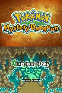NDS - Pokémon Mystery Dungeon: Explorers of Sky (2009) (EUR)