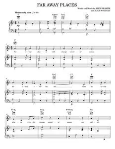 Far Away Places - Joan Whitney (Piano-Vocal-Guitar)