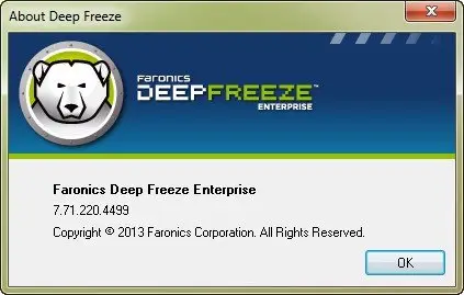 Deep Freeze Enterprise 7.71.220.4499