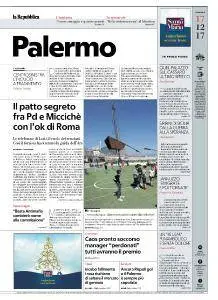 la Repubblica Palermo - 17 Dicembre 2017