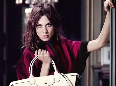 Alexa Chung by Max Vadukul for Longchamp Fall/Winter 2014