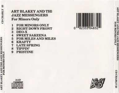 Art Blakey and The Jazz Messengers - For Minors Only (1957) {Charly Records CD Charly 23 rel 1986}