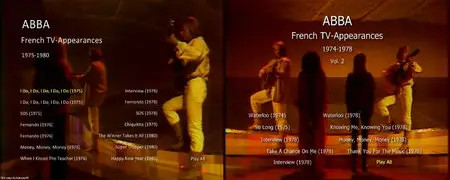 ABBA: French TV-Appearances (1975-1980) & French TV-Appearances Vol 2 (1974-1978)