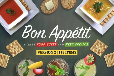 CreativeMarket - Food Scene/Menu Creator