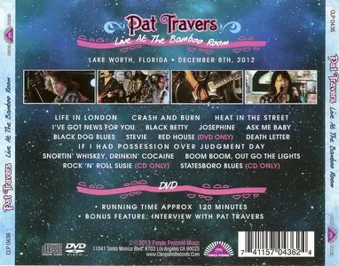 Pat Travers - Live At The Bamboo Room (2013)