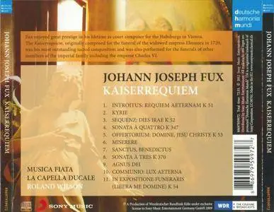 Musica Fiata, La Capella Ducale, Roland Wilson - Johann Joseph Fux: Kaiserrequiem (2012)