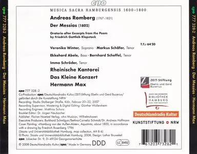 Hermann Max, Das Kleine Konzert - Andreas Romberg: Der Messias (2008 ...